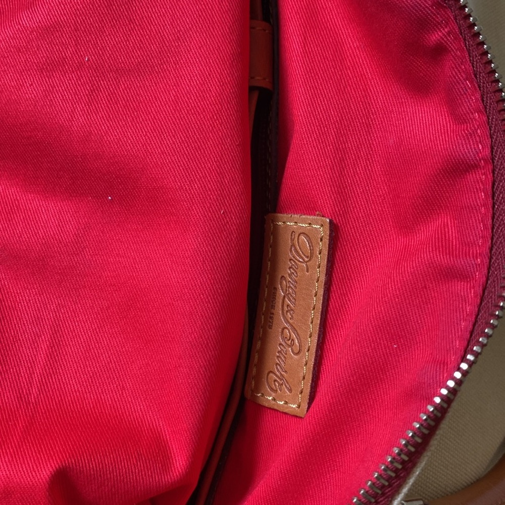 Dooney & Bourke Canvas & Leather Satchel - Picture 9 of 12